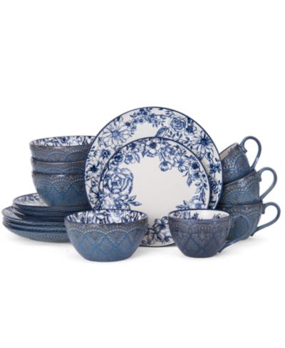 Набор посуды Pfaltzgraff Gabriela Blue, 16 Piece, на 4 персоны