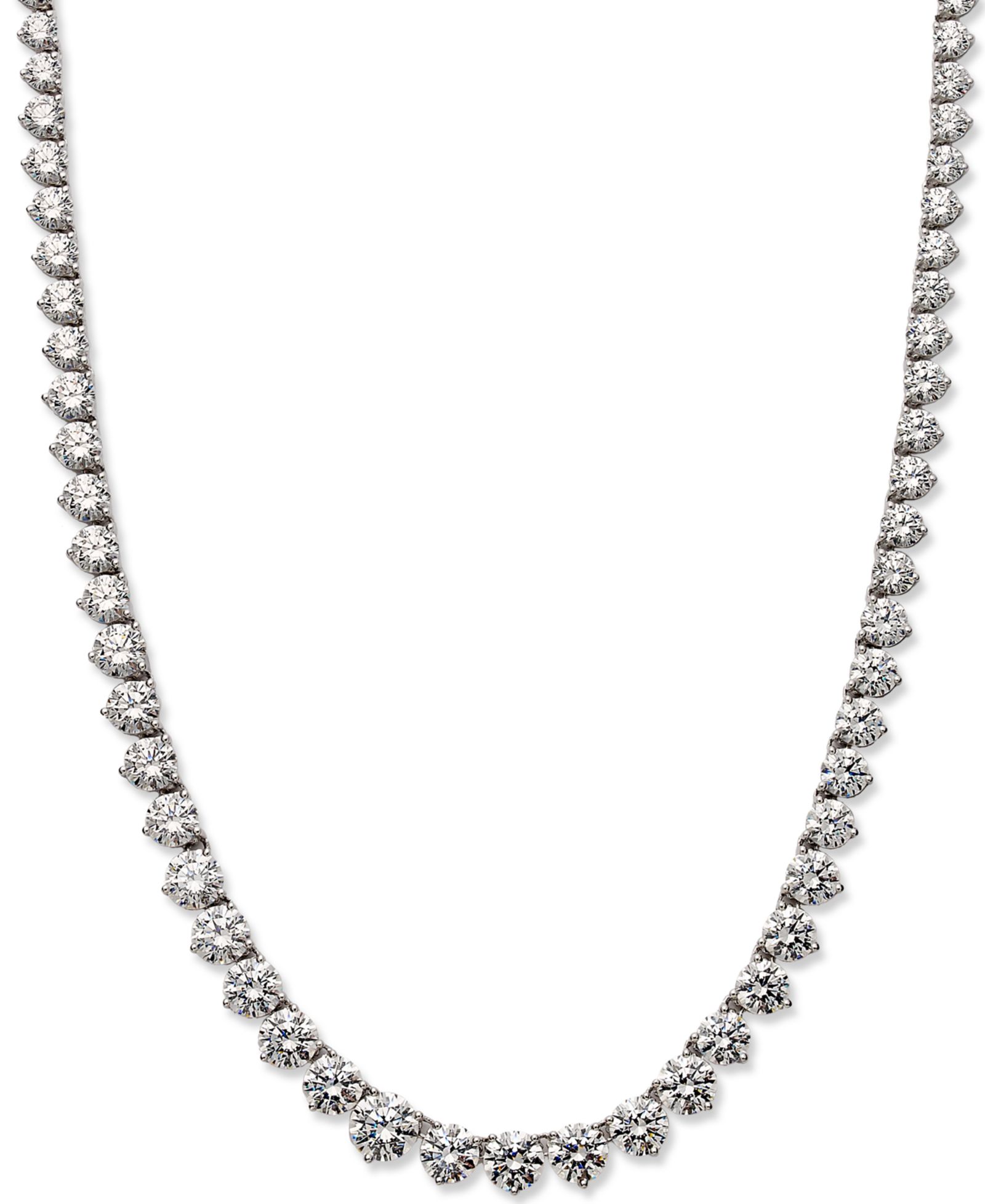 Колье из стерлингового серебра Arabella, с кубическим цирконием (53 ct. t.w.)