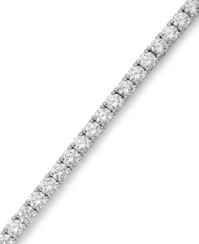 Arabella Sterling Silver Bracelet, Cubic Zirconia Tennis Bracelet (20-1/4 ct. t.w.)