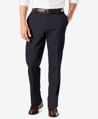 Dockers Мужские брюки Signature Lux Cotton Straight Fit Stretch Khaki