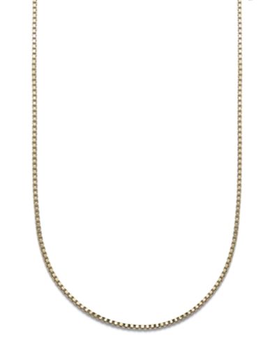 Giani Bernini 18K Gold over Sterling Silver Necklace, 18" Box Chain