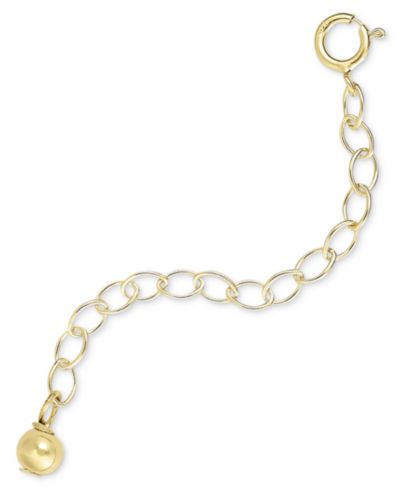 Giani Bernini 18k Gold over Sterling Silver Extension Chain Necklace, 2 Inch Chain Extender