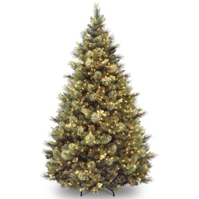 Елочка National Tree Company 7.5' Carolina Pine Hinged с подсветкой 1000 Clear Lights