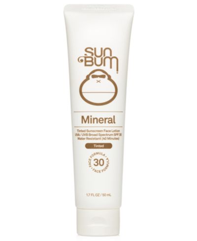 Sun Bum минеральный тональный солнцезащитный крем для лица SPF 30