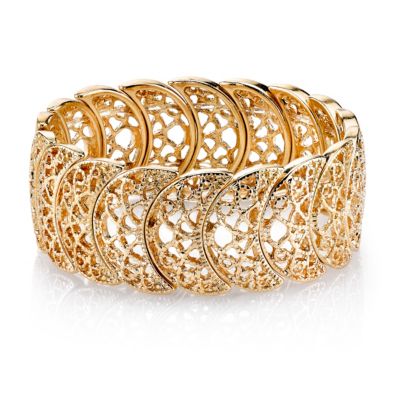Браслет 2028 Rose Gold Tone Half Circle Filigree