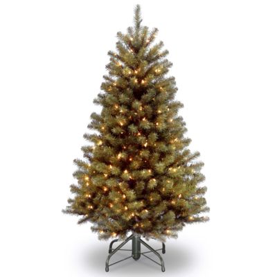 National Tree 4.5' North Valley Spruce Ель с 200 Clear Lights