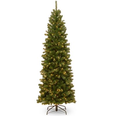 Ель National Tree 6.5' North Valley Spruce Pencil Slim с подсветкой