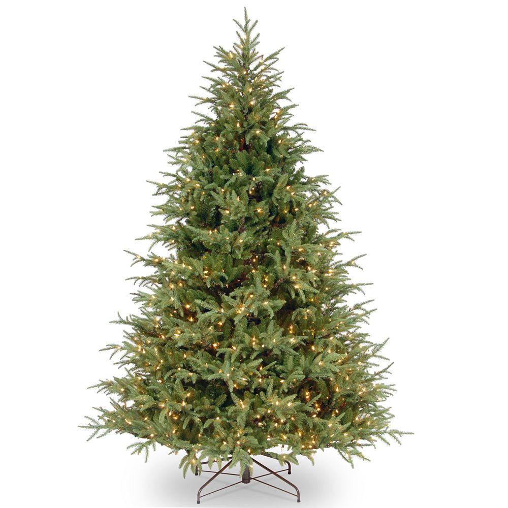 Елка National Tree 6.5' Feel Real Fraser Grande Hinged с 550 Dual Color LED Lights