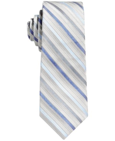 Галстук Calvin Klein Big Boys Gemstone Striped Zipper Necktie