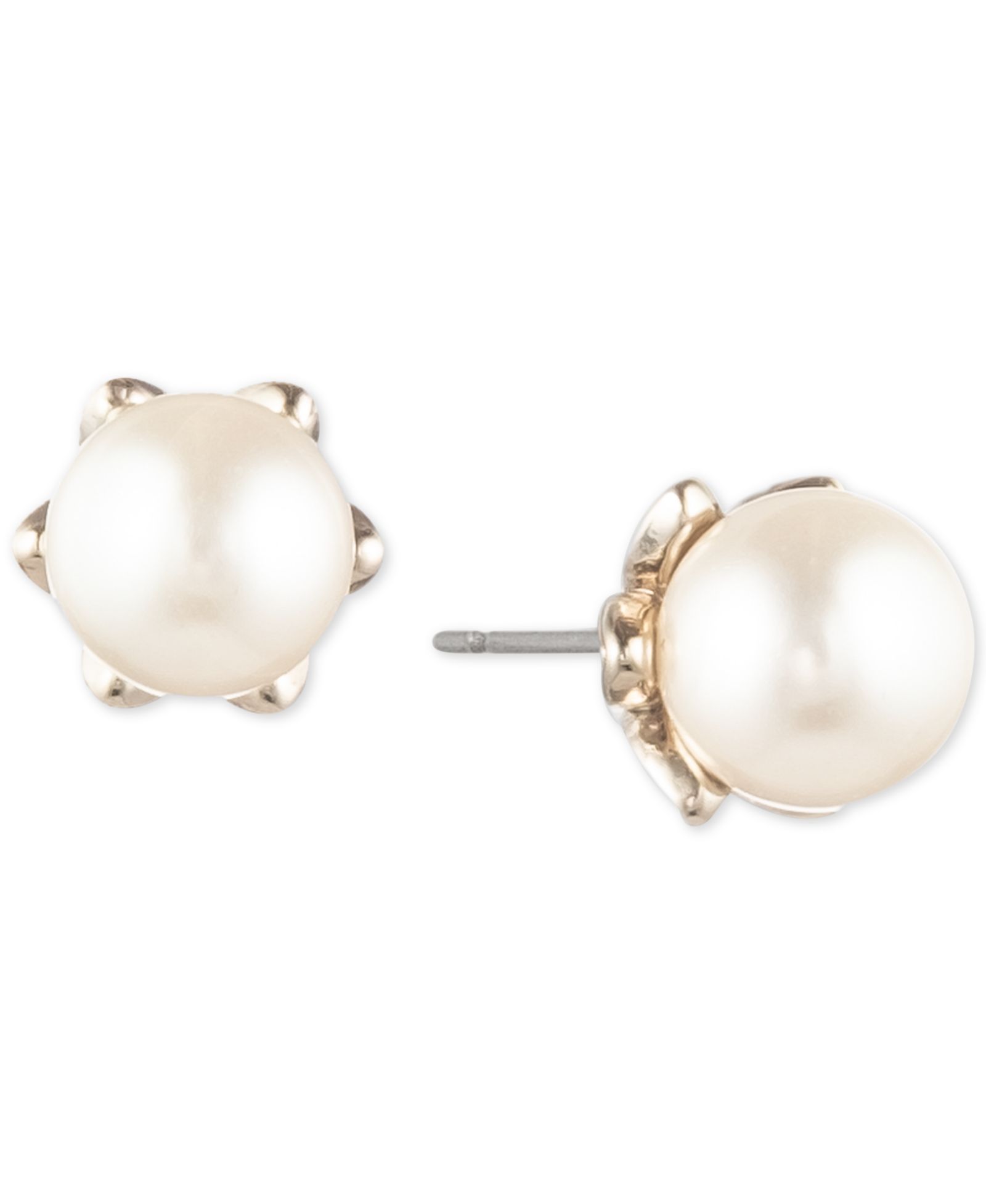 Серьги-гвоздики Marchesa Gold-Tone Imitation Pearl