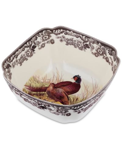Квадратная сервировочная чаша Spode Woodland Pheasant