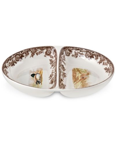 Spode Woodland Bird Divided Dish