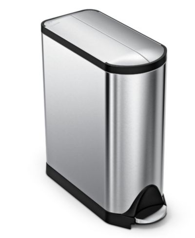 Simplehuman Мусорное ведро с педалью и крышкой Butterfly, 45 литров