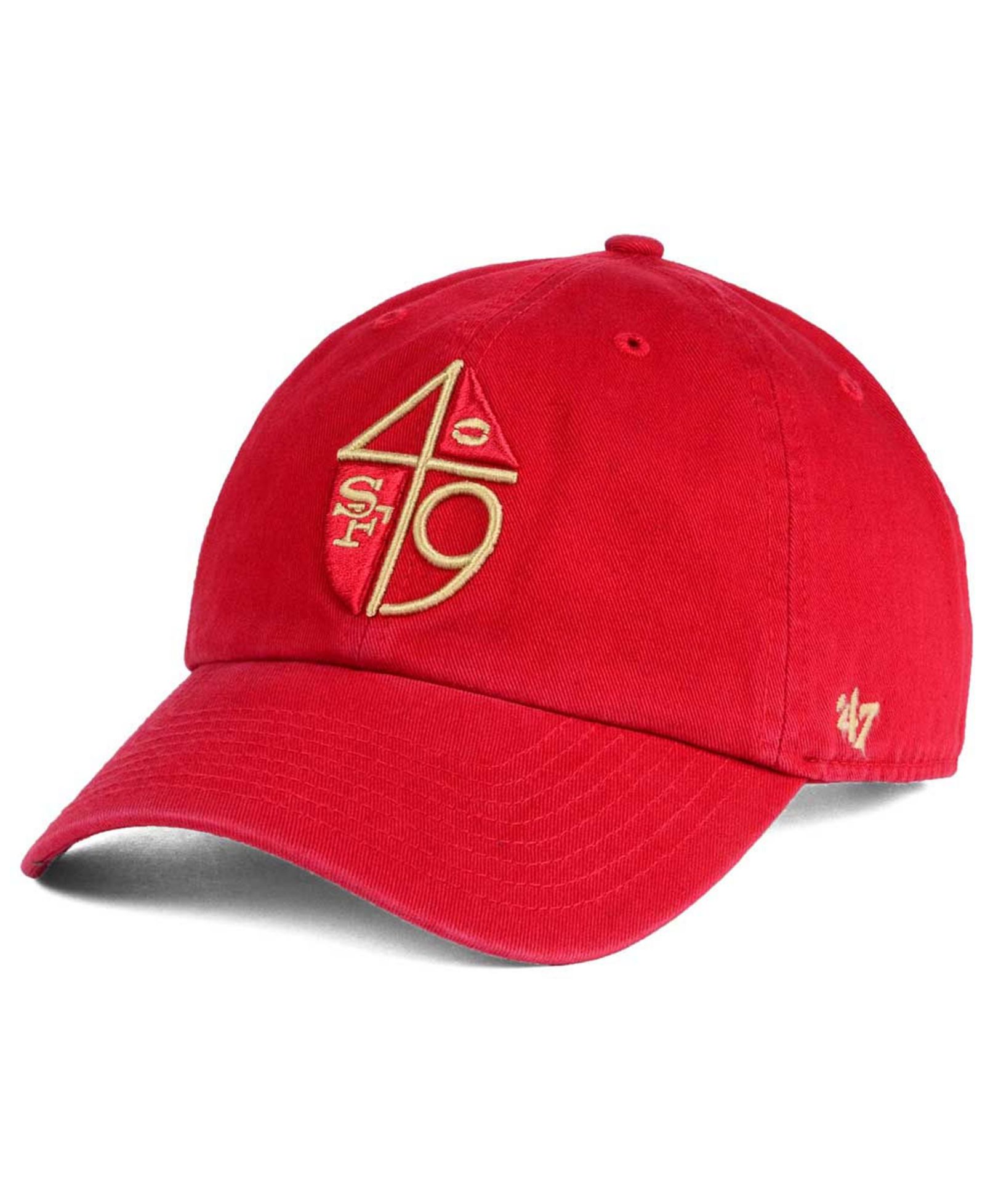 Кепка '47 Brand San Francisco 49ers CLEAN UP Strapback