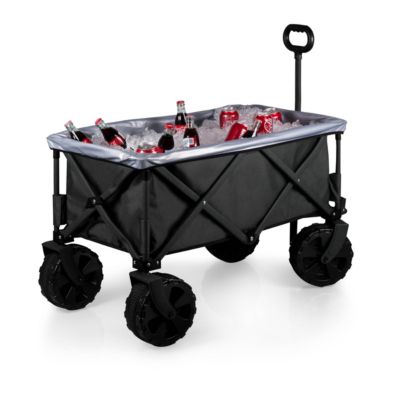 Oniva® by Picnic Time Универсальная складная тележка для приключений Black Adventure Wagon Elite All-Terrain