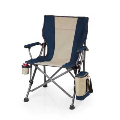 Oniva® by Picnic Time Navy Outlander Folding Camp Chair with Cooler