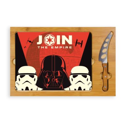 Набор Disney Star Wars Empire Icon-Glass Top Tray и Knife
