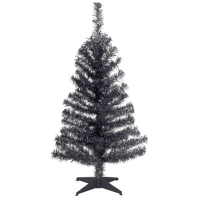Елочка National Tree Black Tinsel 3 ft.