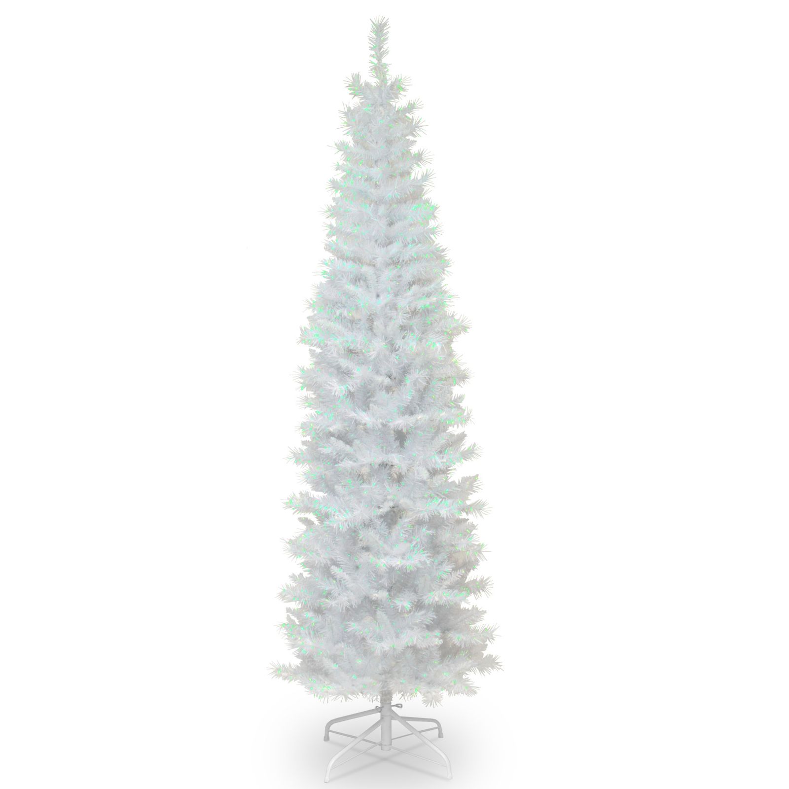 National Tree белое переливающееся мишурное дерево, 6 ft.