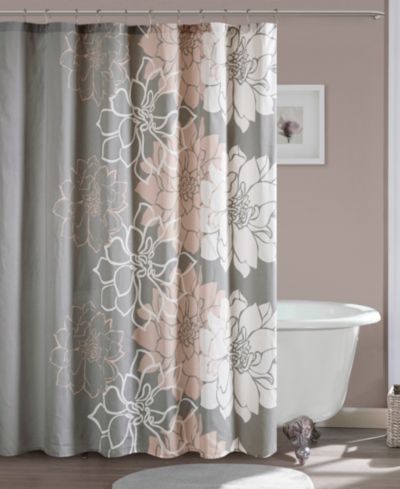 Штора для душа Madison Park Lola Floral Cotton 72" x 72"