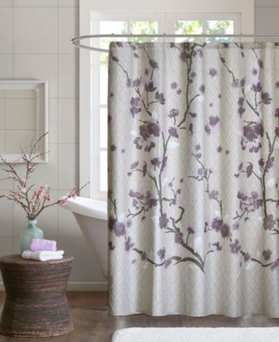 Madison Park Holly Cotton Shower Curtain, 72" x  72"