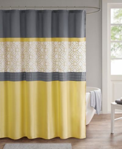 510 Design Вышитая занавеска для душа Donnell, 72" x 72"
