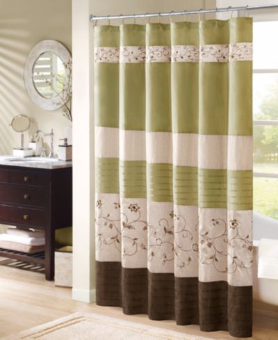 Штора для душа Madison Park Serene Floral, 72" x 72"