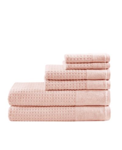 Комплект банных полотенец Madison Park Spa Waffle Jacquard, 6 шт.