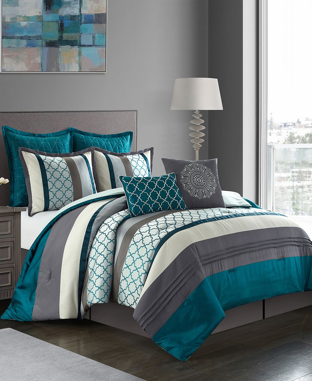 Stratford Park Sydney 8-Pc. Comforter Set, King