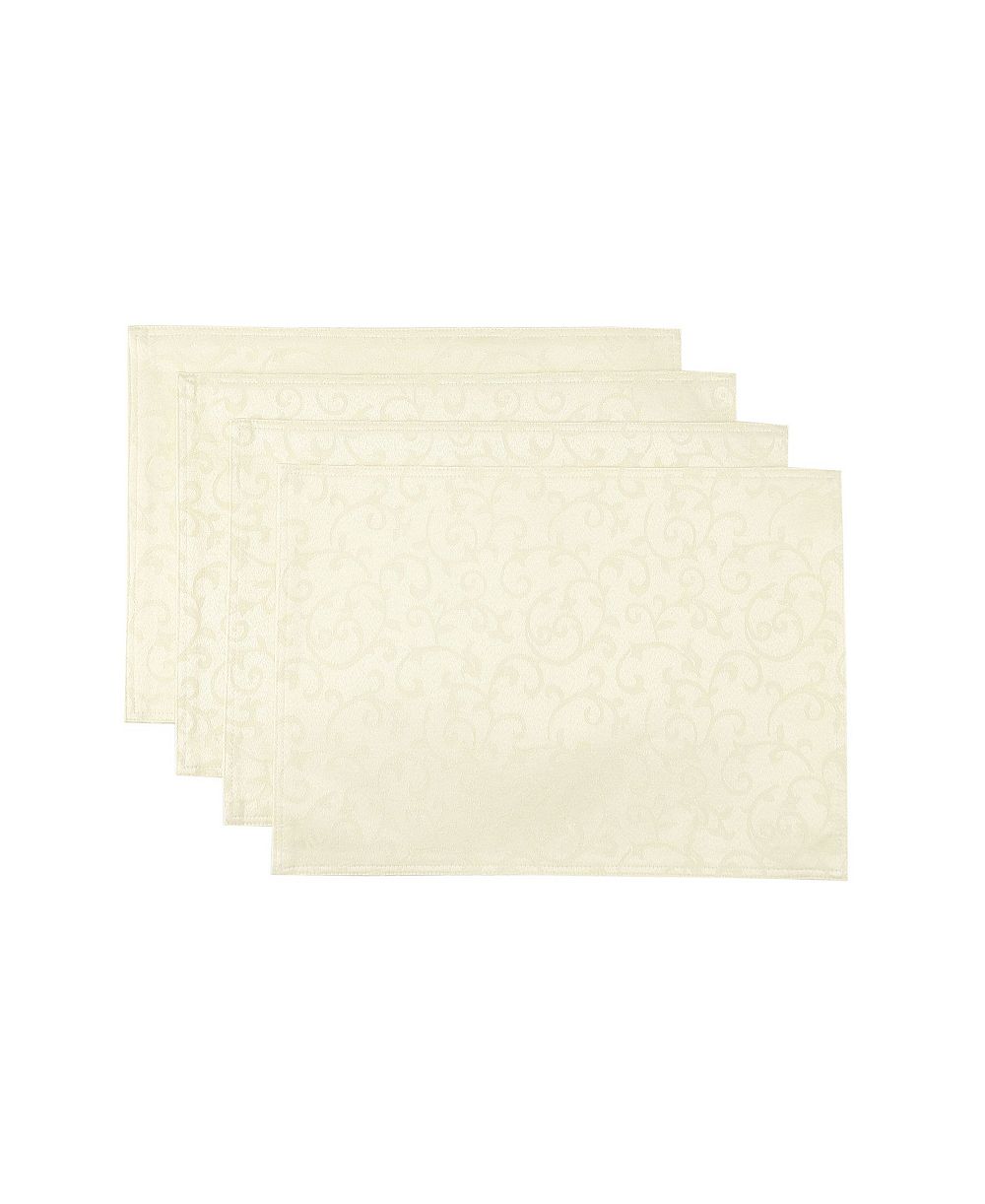 Подставки под тарелки Lenox Opal Innocence, набор из 4 штук, 13" x 18"