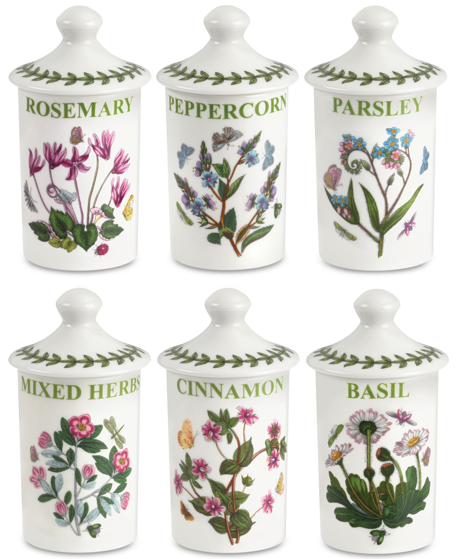 Portmeirion набор баночек для специй Botanic Garden Spice Set of 6