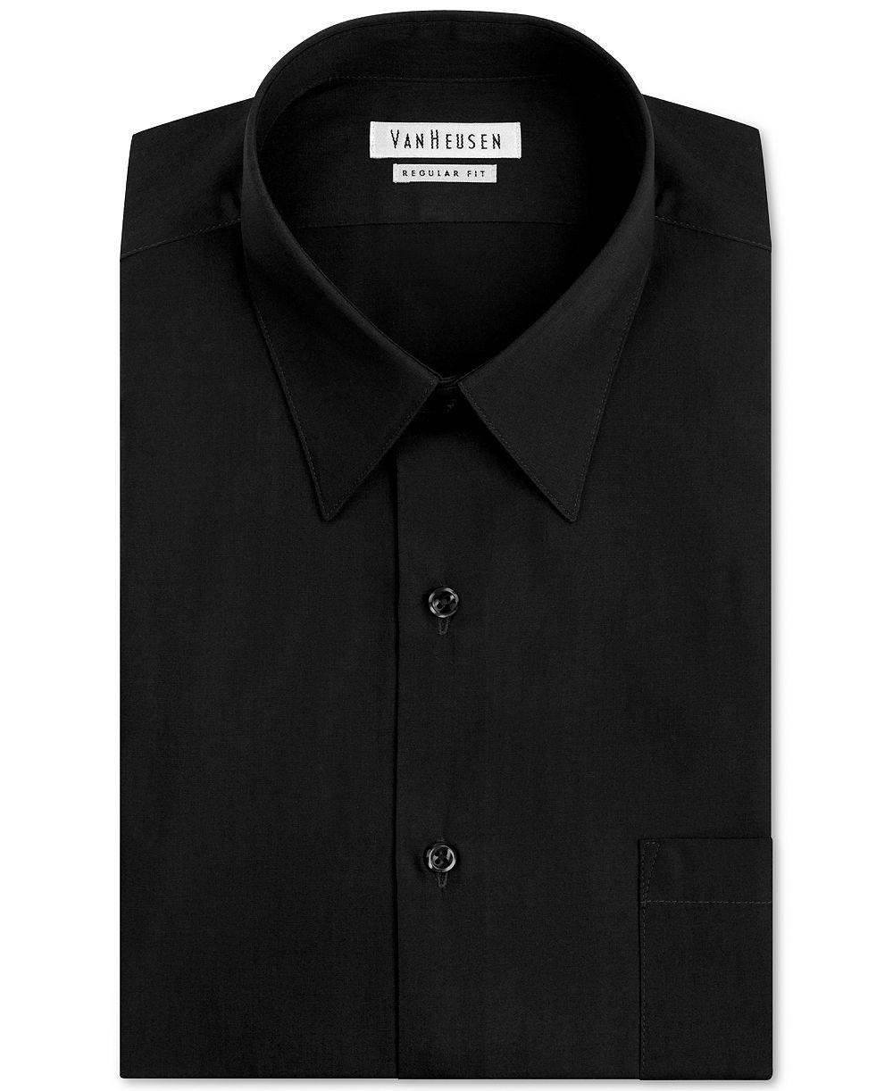 Мужская рубашка Van Heusen Regular Fit Point Collar Poplin
