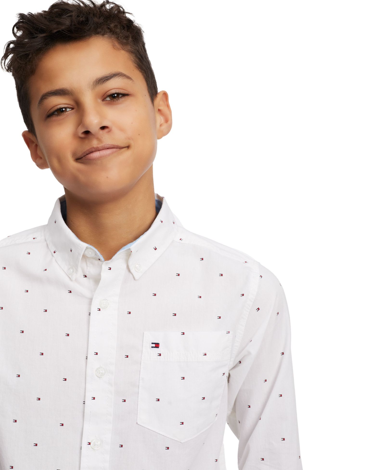Рубашка Tommy Hilfiger Toddler and Little Boys Fred All Over Print Button-Down