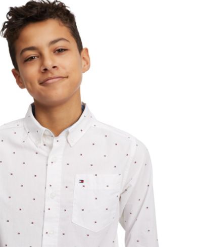 Рубашка Tommy Hilfiger Toddler and Little Boys Fred All Over Print Button-Down