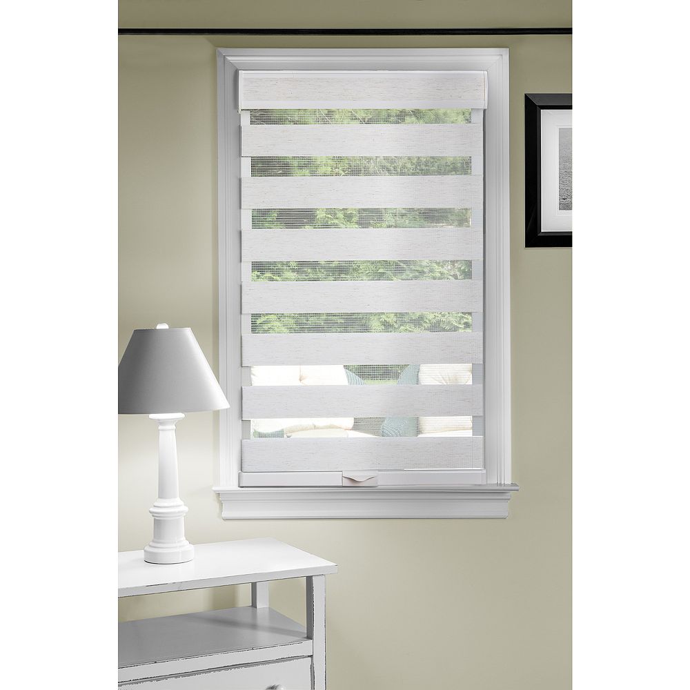 Achim Celestial Sheer Cordless Double Layered Window Shade, 27" x 72"