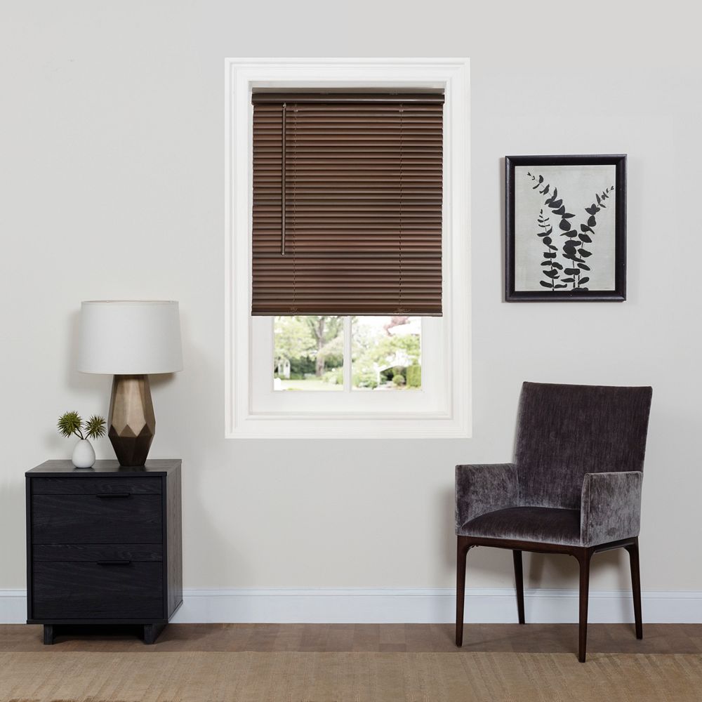 Achim GII Deluxe SundownCordless Room Darkening 1" Mini Blind, 36" x 64"
