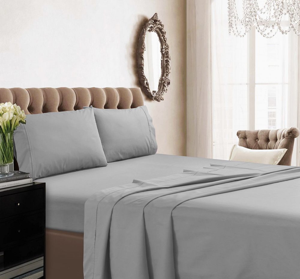 Tribeca Living Набор простыней из хлопка Percale с глубокими карманами, Twin XL