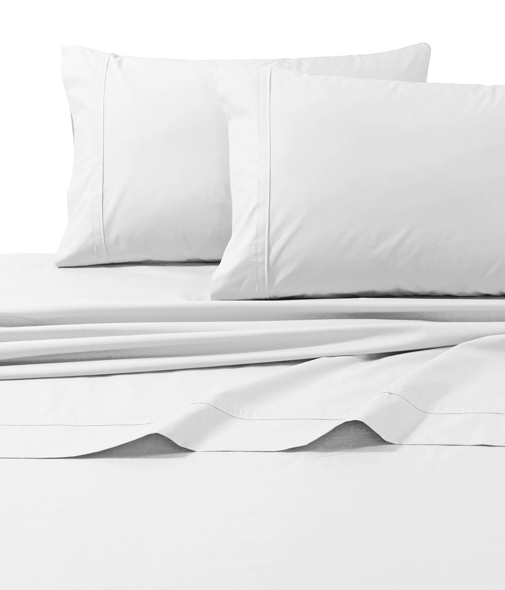 Tribeca Living 300 Thread Count Cotton Percale Extra Deep Pocket Sheet Set, King