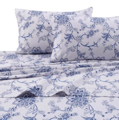 Комплект простыней Tribeca Living Flannel Floral Printed, King
