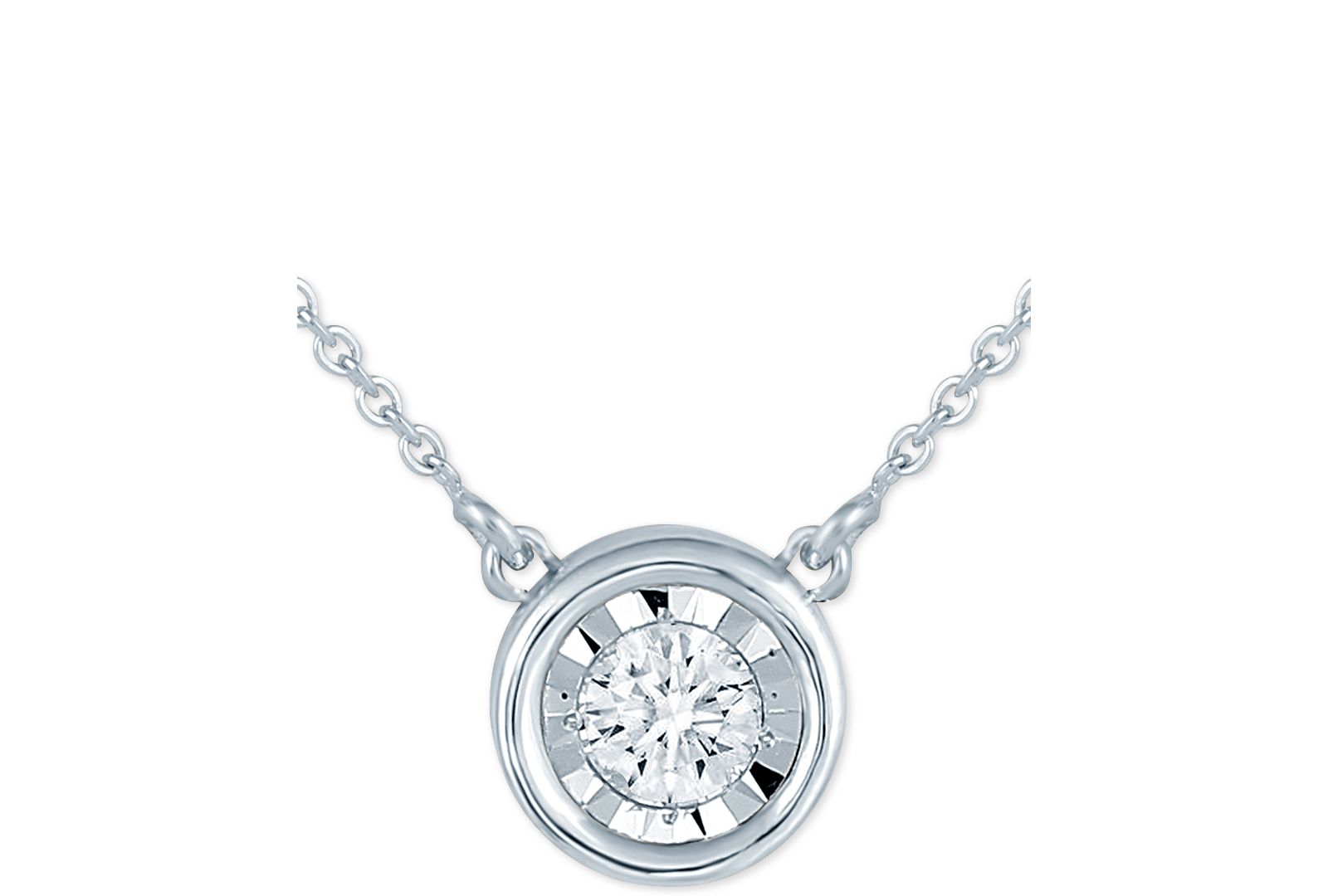 Подвеска Diamond Bezel 18"