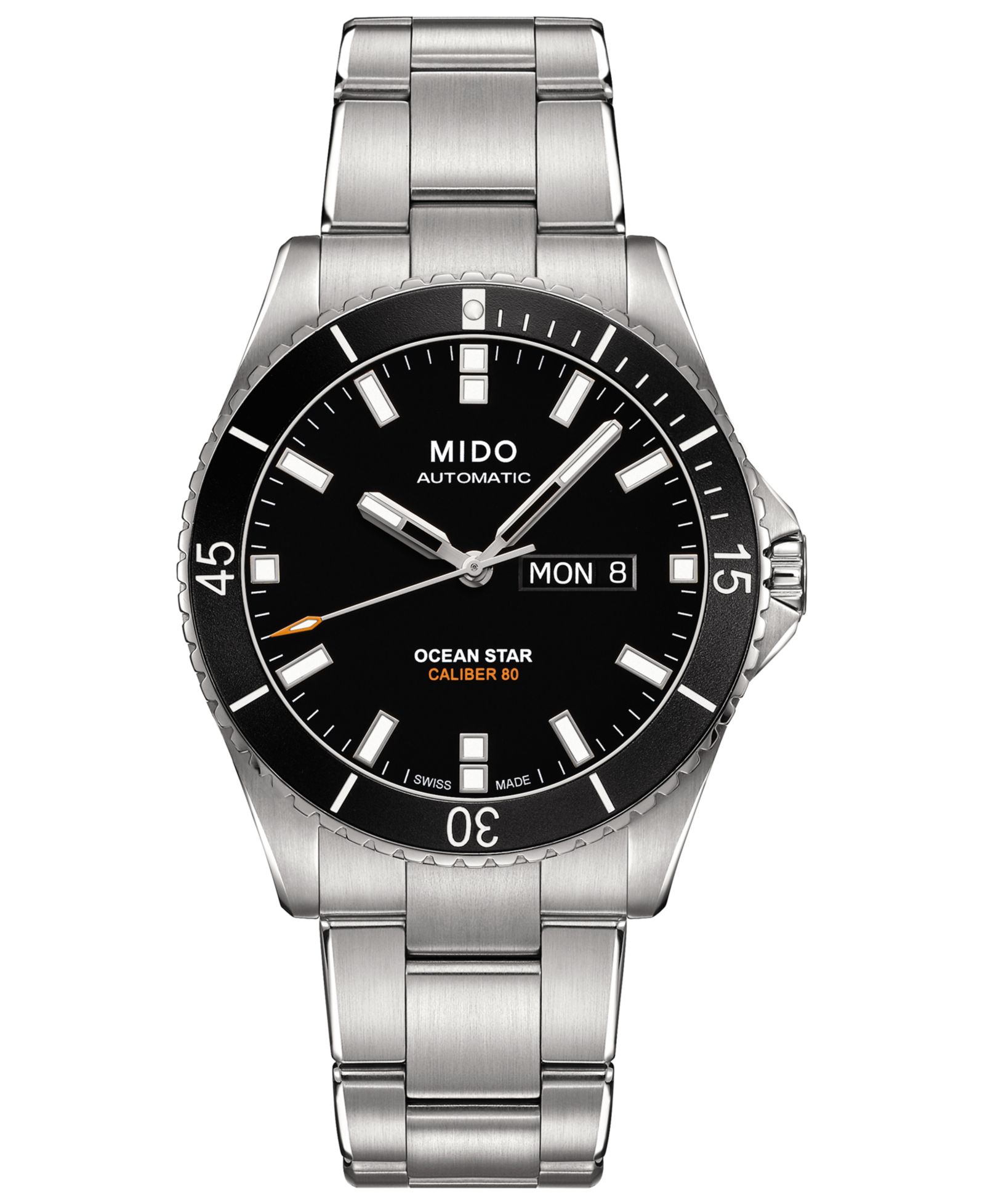 Mido Мужские часы Ocean Star Captain V с браслетом из нержавеющей стали 42.5mm