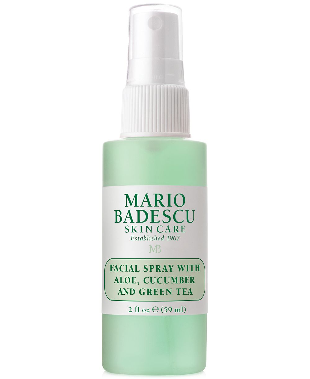 Спрей для лица Mario Badescu с алоэ, огурцом и зеленым чаем, 2-oz.