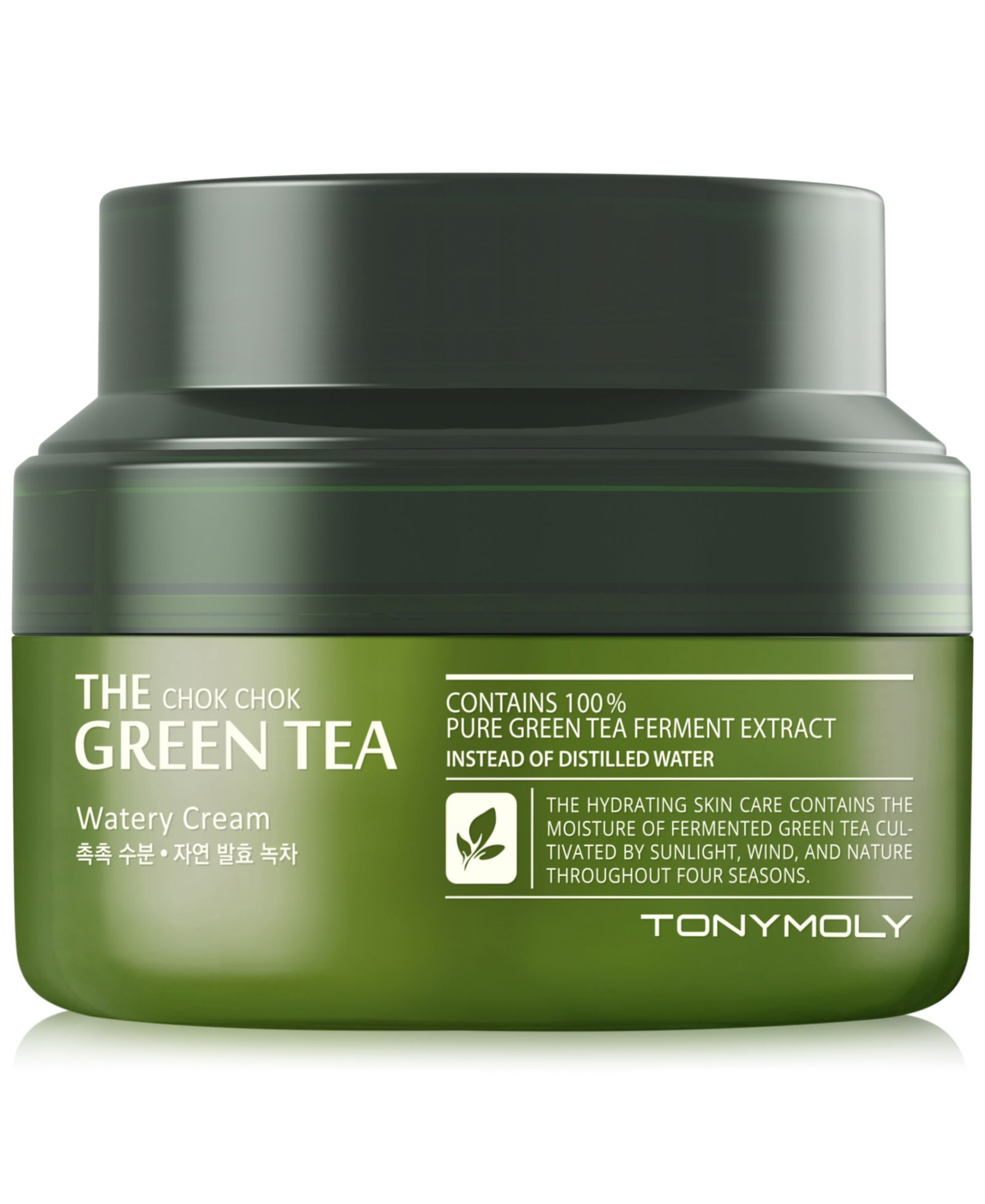 TONYMOLY The Chok Chok Green Tea Watery Cream, 3.4 oz.