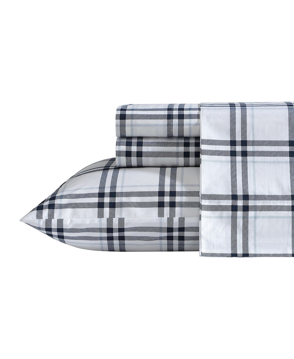Nautica Cotton Percale 3-Piece Sheet Set, Twin