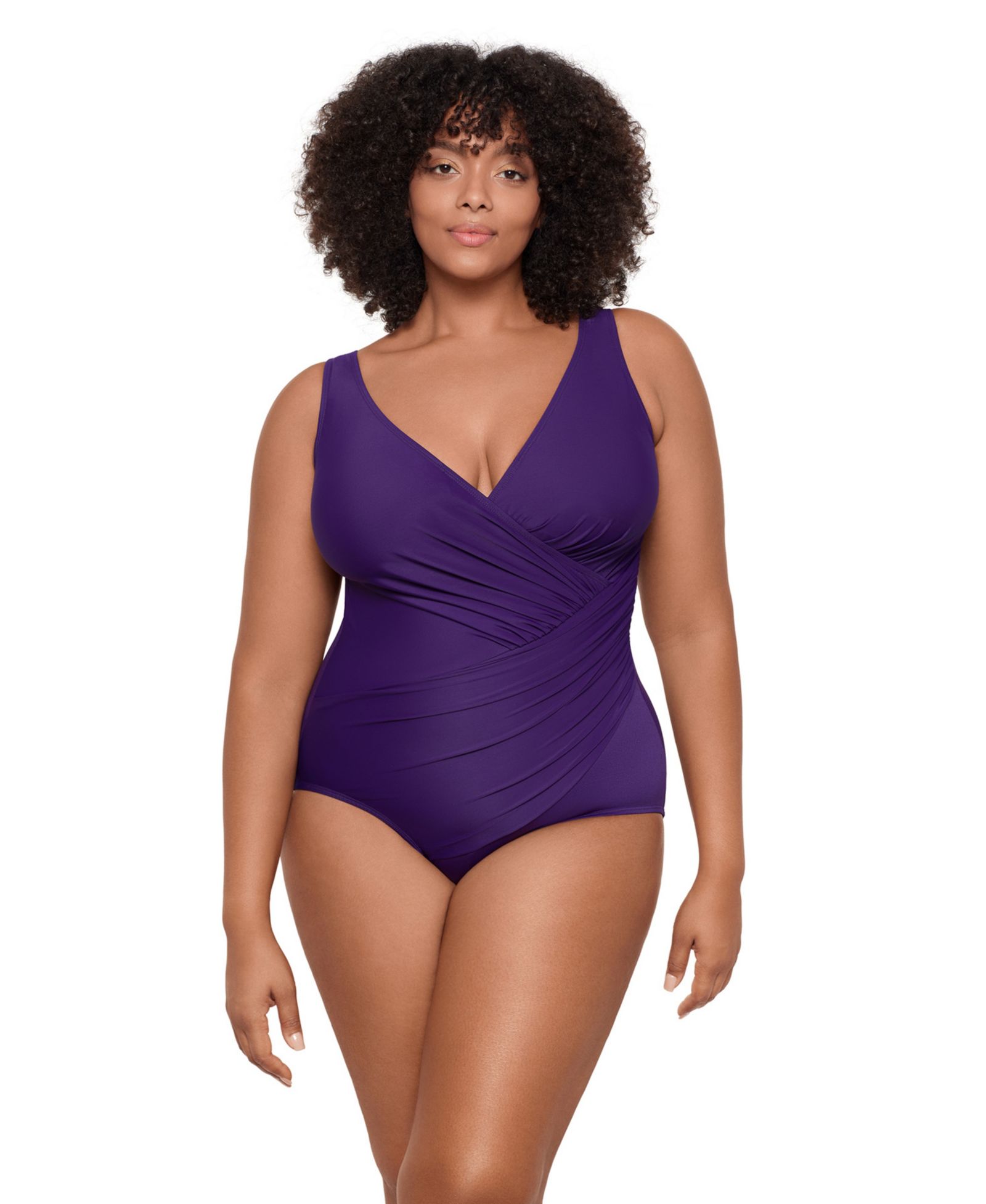 Miraclesuit Women's Plus Must Haves Oceanus Tummy Control One-Piece Swimsuit