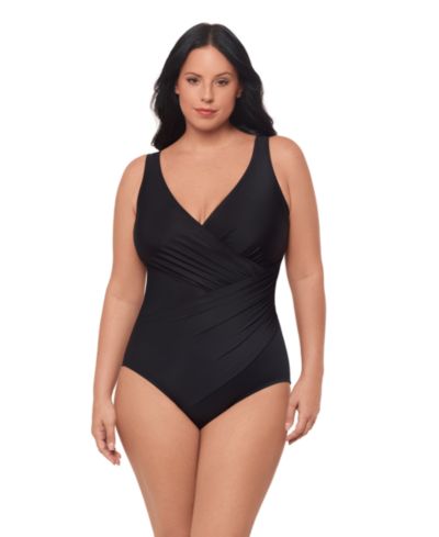 Женский слитный купальник Miraclesuit Plus Must Haves Oceanus с эффектом контроля живота