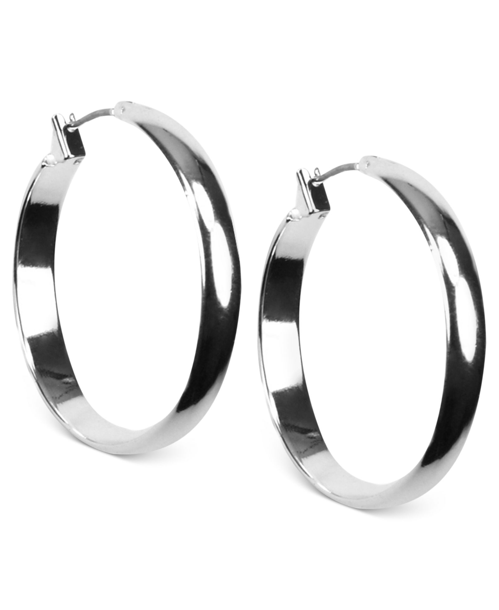 Серьги-кольца ANNE KLEIN, 1.25"