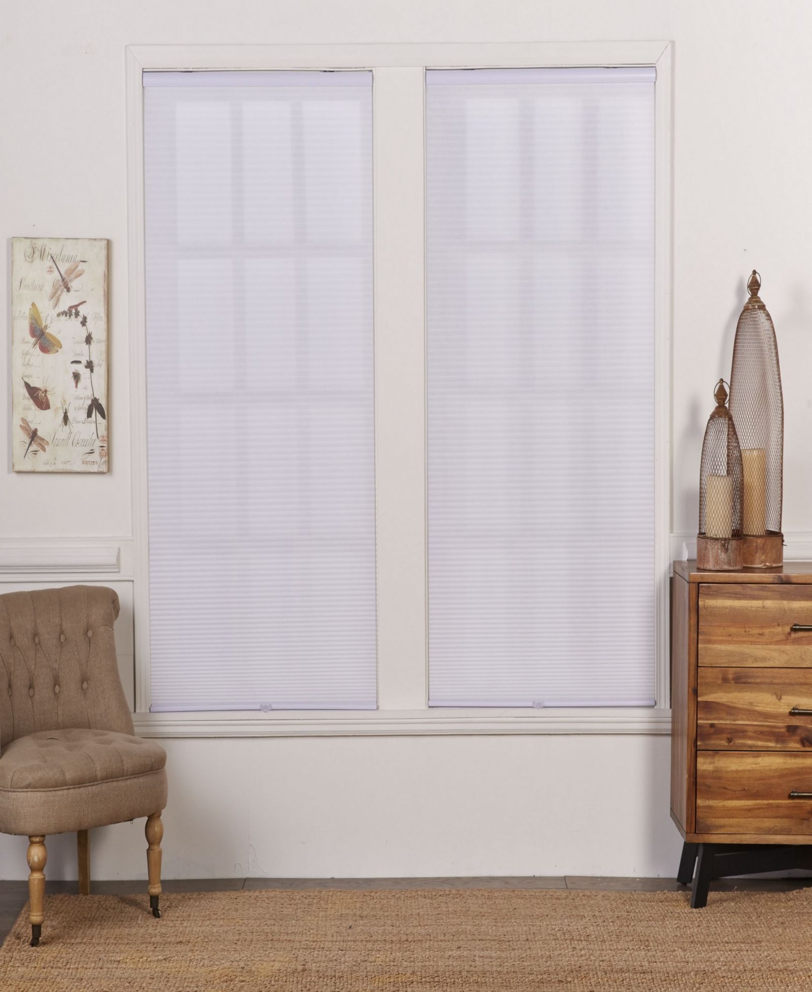 Cordless Light Filtering Cellular Shade, 30.5x64