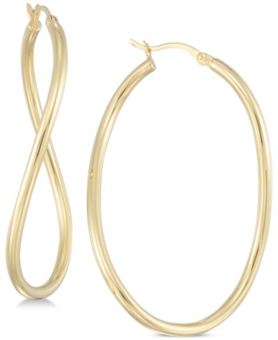 Simone I. Smith серьги-кольца Wavy в 18k Gold поверх Sterling Silver или Sterling Silver