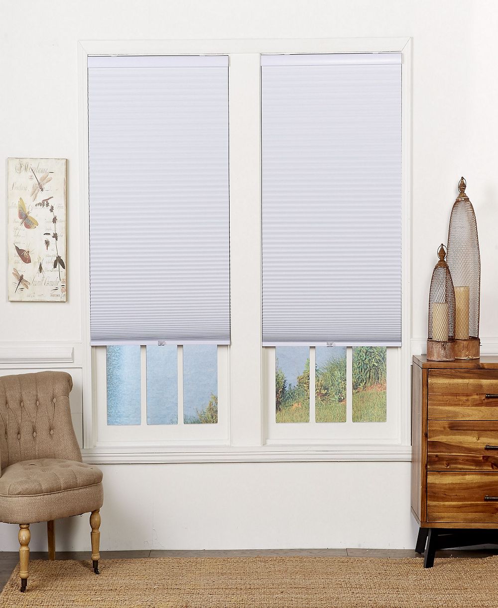 Cordless Blackout Cellular Shade, 36x64